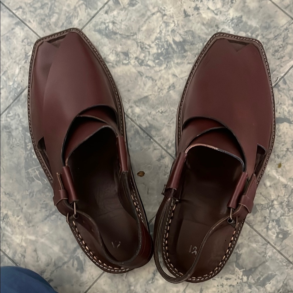 Men's Brown Leather Sandals
